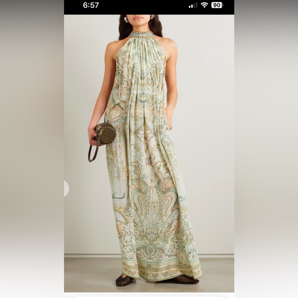 Camilla Green and Blue Resort Maxi dress.